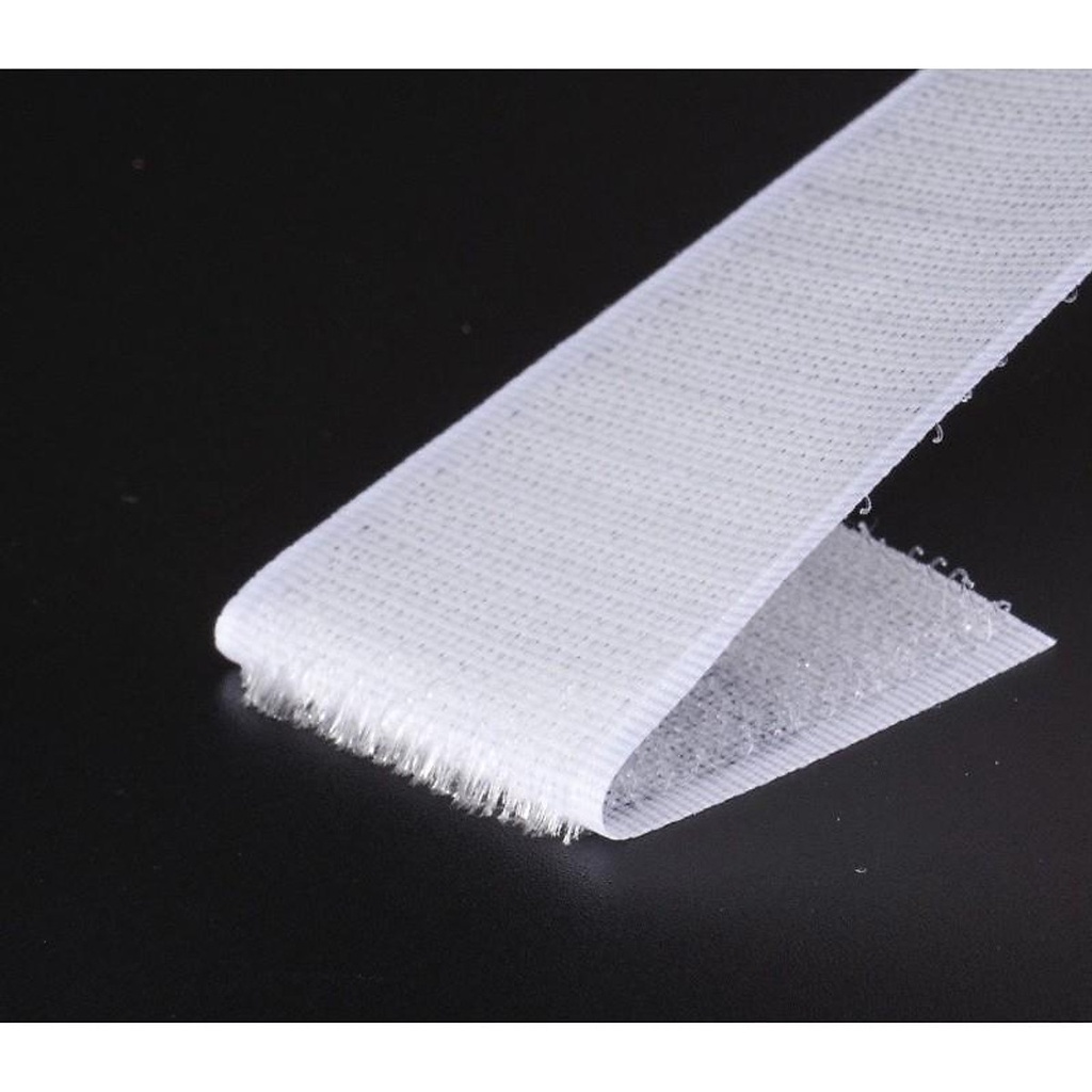 Băng dán lông gai mặt mặt sau có keo, băng Velcro dán xé, băng dính gai , khóa nhám có keo dán (bán theo m dài)