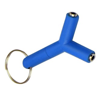 Đầu Chia Âm Thanh 3.5mm 1 Ra 2 Hình Chữ Y Cao Cấp Có Móc Khoá - Jack chia âm thanh 1 ra 2 hình chữ Y