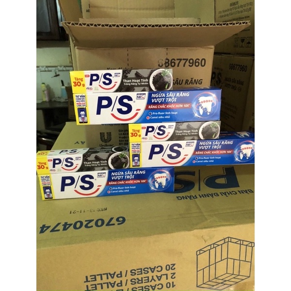 p/s Ngừa sâu răng vượt trội 180g(tặng hộp nhỏ 30g)