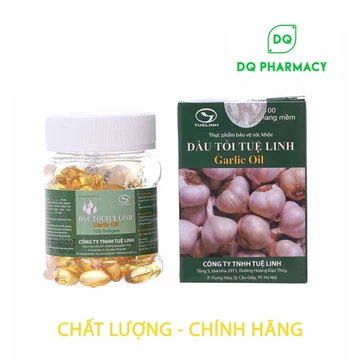 Dầu tỏi Tuệ Linh chính hãng hộp 100v