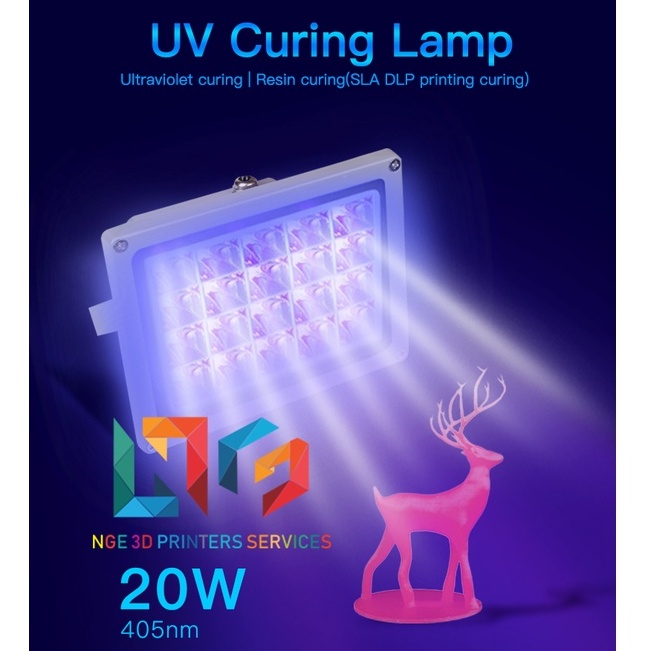 Đèn led UV 405nm đóng rắn cho mô hình in 3d resin | Shopee Việt Nam