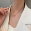 Dây chuyền nữ chất liệu titan vòng cổ đính đá pha lê thời trang thanh lịch mẫu mới 2023