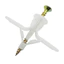 Set 50 ốc vít mở rộng vách thạch cao gạch tự khoan cải thiện tường nhà dành cho tấm thạch cao nhựa nylon