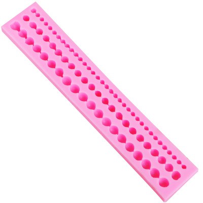 Khuôn Silicone Tạo Hình Làm Bánh Kẹo Hình Vòng cổ Ngọc Trai 3D