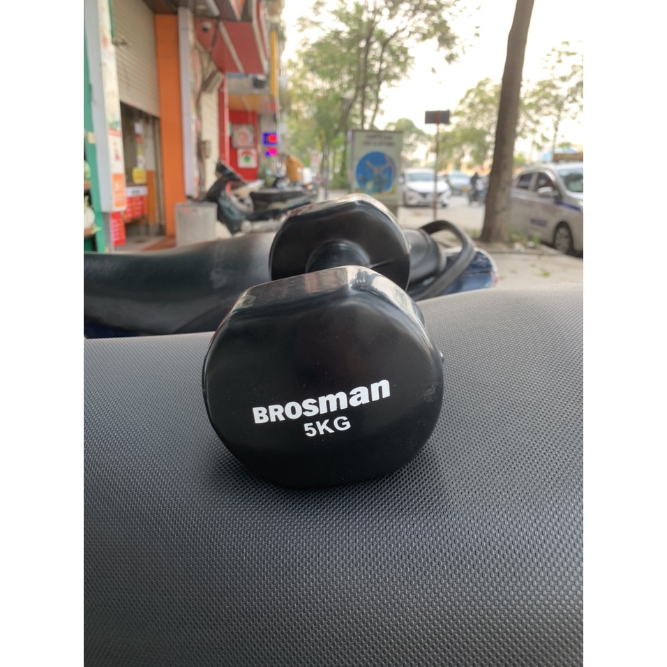 Tạ tay bọc cao su 3kg,4kg,5kg, tạ tập tay,dụng cụ tập gym tại nhà giá rẻ