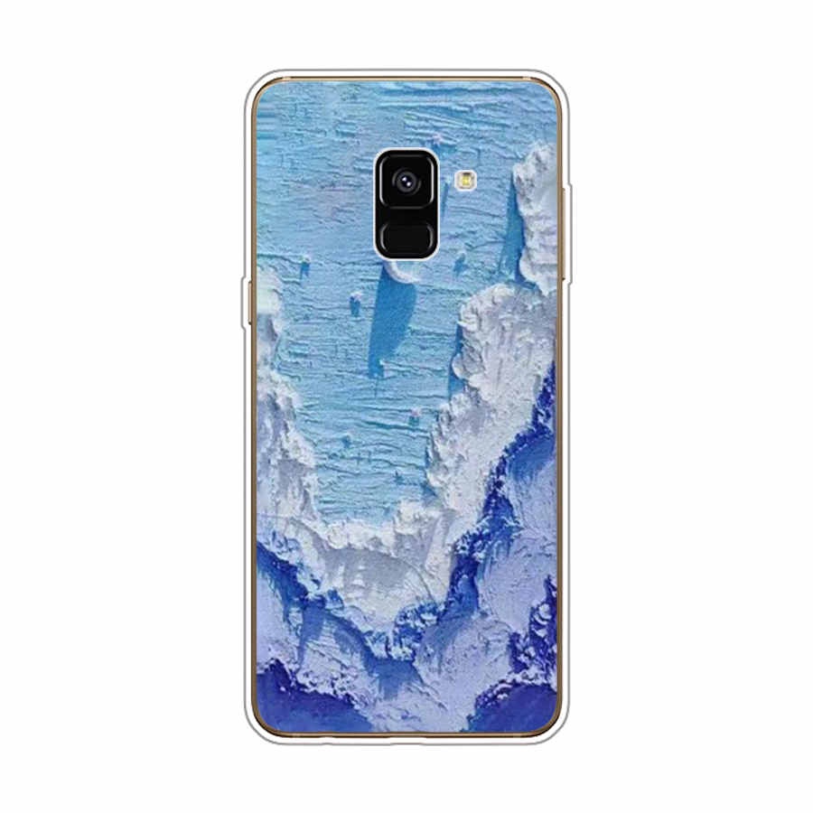 Ốp Điện Thoại TPU Dẻo In Họa Tiết Độc Đáo Thời Trang Cho Samsung Galaxy A8 plus 2018 A6 2018 plus