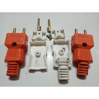 Phích cắm điện 2 chân chống và đập, chịu tải, 220v tới 250v