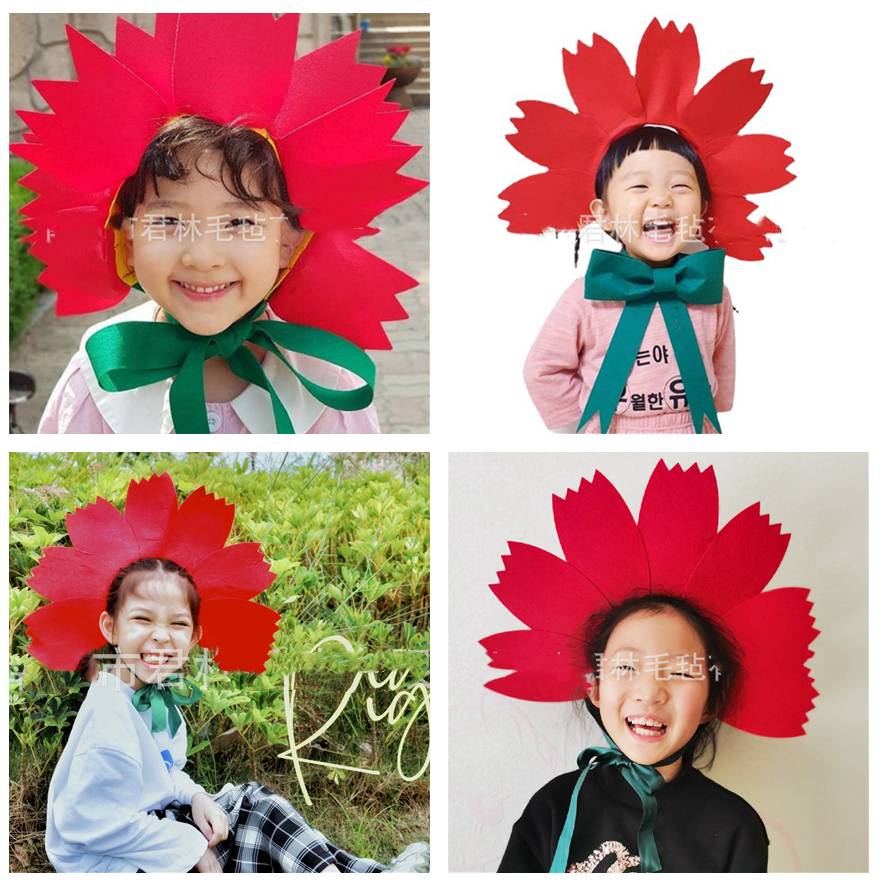 YT4 Ngộ nghĩnh Ảnh Đạo Cụ Sáng Tạo Hoa Hướng Dương Băng Đô Cho Bé Gái Cho Trẻ Em Ngọt Ngào Mũ Đội Đầu Phụ Kiện Tóc Tiệc Sinh Nhật D