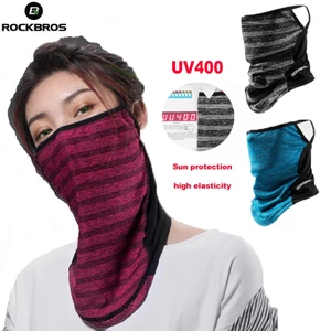 Rockbros Cổ Gaiter Mặt nạ, Khăn làm mát thoáng khí bằng lụa băng để đi câu cá đi bộ đường dài