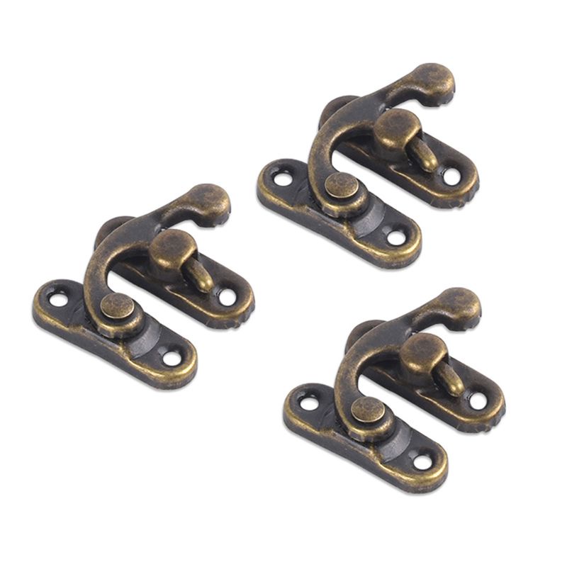 Chốt Khóa Gài Bằng Đồng Cổ Điển 29mm x 33mm