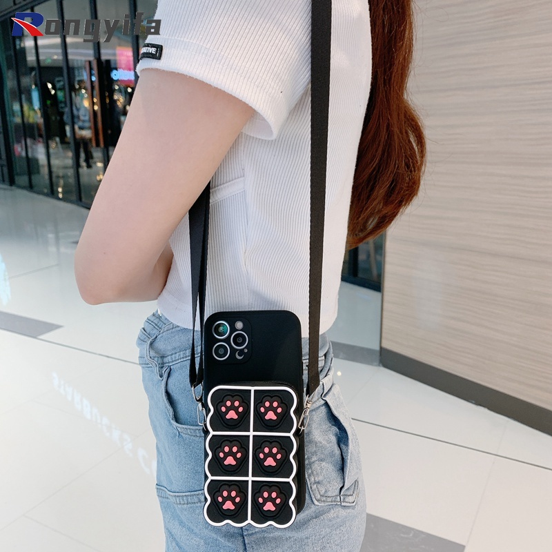Ốp Điện Thoại Dạng Ví Có Khóa Kéo Cho Samsung Galaxy S23 S22 S21 S20 Plus Ultra S23 + S22 + S21 + S20 + S21 FE S20 FE