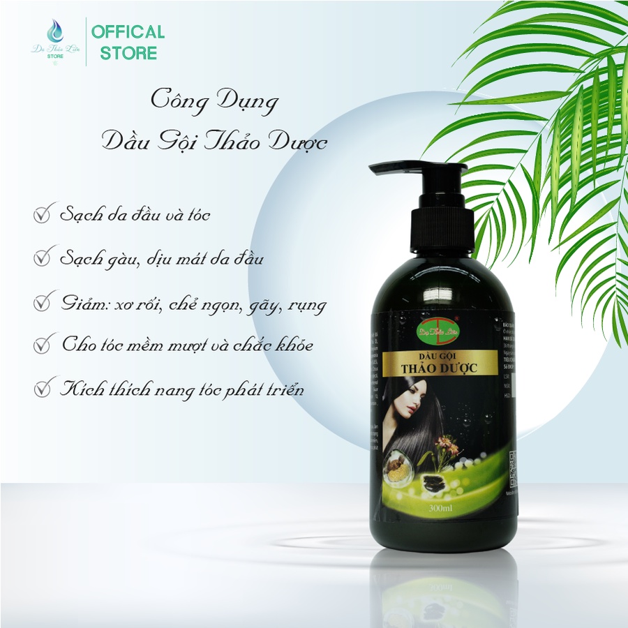 Ảnh Dầu Gội Thảo Dược Dạ Thảo Liên 100% Thảo Dược Thiên Nhiên 300ml 3