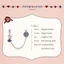 BAMOER Vòng Tay Charm Mặt Hình Thỏ Và Đồng Hồ Bằng Bạc 925 Thật SCC1443