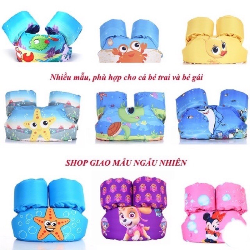 Set Áo Phao ngực kèm phao tay 🌹 Phao ngực cho bé tập bơi