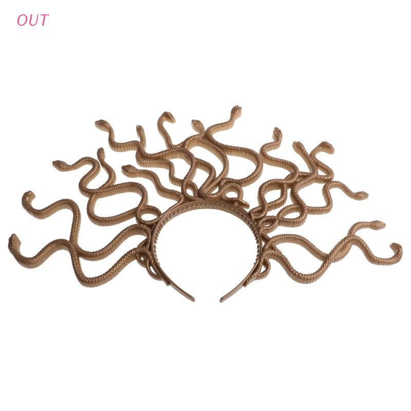 Cài đầu hóa trang con rắn Medusa