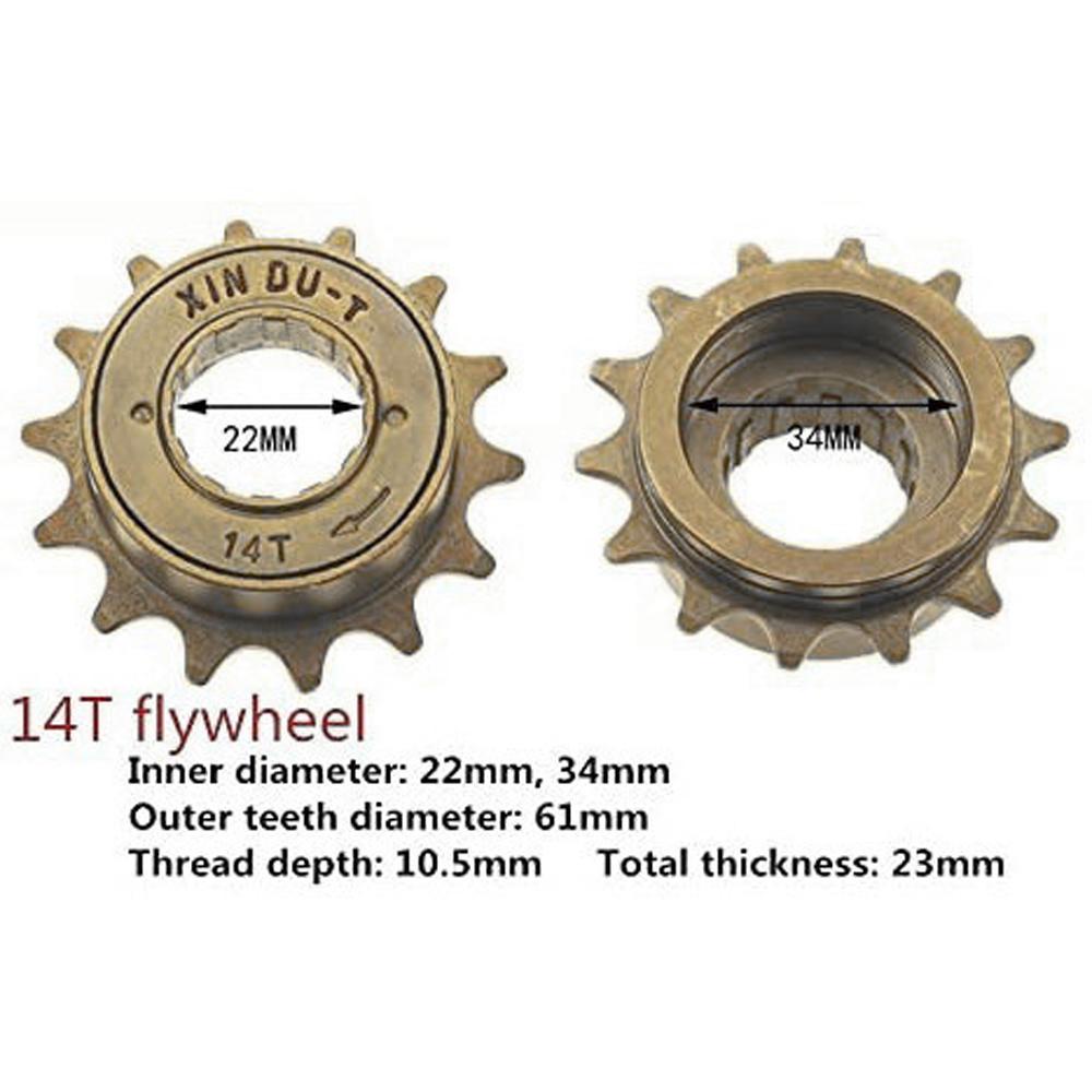 FUHUIOT Tốc Độ Đơn Freewheel 34MM - Phụ Kiên Cho Xe Đạp