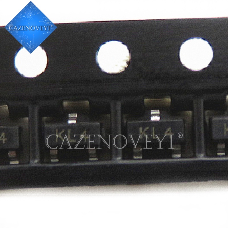 Lot De 100 Diodes Schottky BAT54C SMD - 200mA, 30V, Format SOT-23, Pour Circuits électroniques | Montage En Surface, Sans Plomb, Haute Efficacité - 4