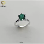 Nhẫn bạc 925 Huệ Ngân - 6 chấu trơn 7 li RR1579 — ảnh 3
