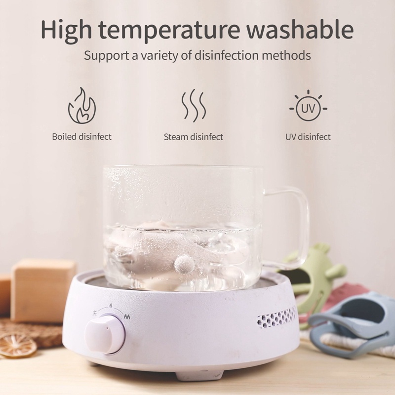 Ảnh Đồ chơi MAMIMAMIHOME bằng silicon gặm mọc răng hình gà con cho trẻ em 4