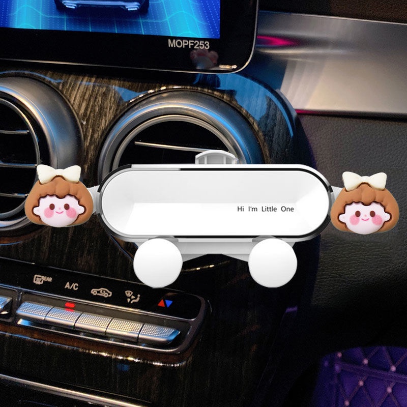 Giá đỡ điện thoại ô tô 2026 Phim hoạt hình mới Air Vent Mount Giá đỡ có thể điều chỉnh đa năng cho điều hướng di động