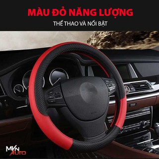 Bọc Vô Lăng Da Cao Cấp – Bọc Chống Trượt Khi Đánh Lái – Mvn Auto