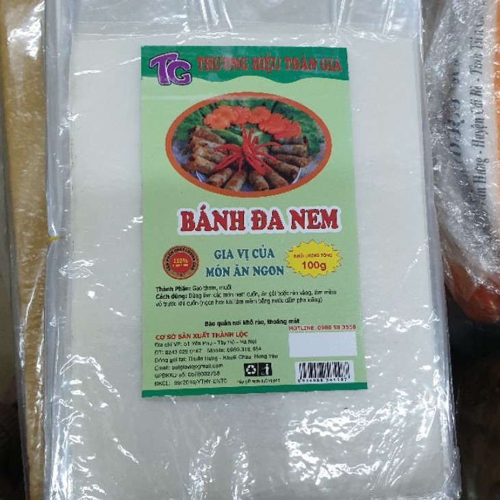 Bánh đa nem cuốn gỏi Toàn Gia gói 800g | Shopee Việt Nam