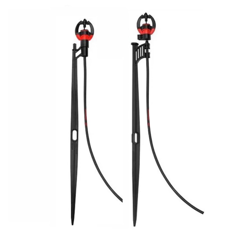 Cây cắm đỡ béc tưới 45cm- 2 đầu gài và ren 17mm dùng cho béc phun mưa, béc nhỏ giọt