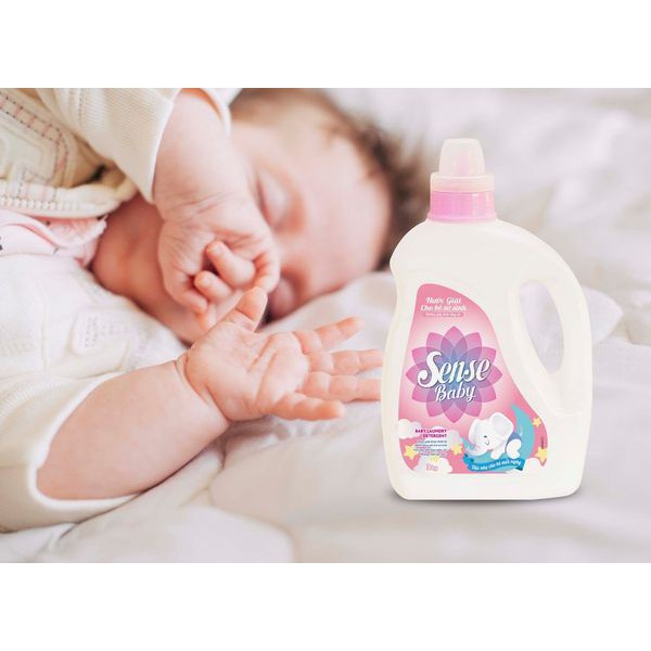 Ảnh Nước giặt Sense baby 3kg dành cho trẻ sơ sinh an toàn thân thiện 4