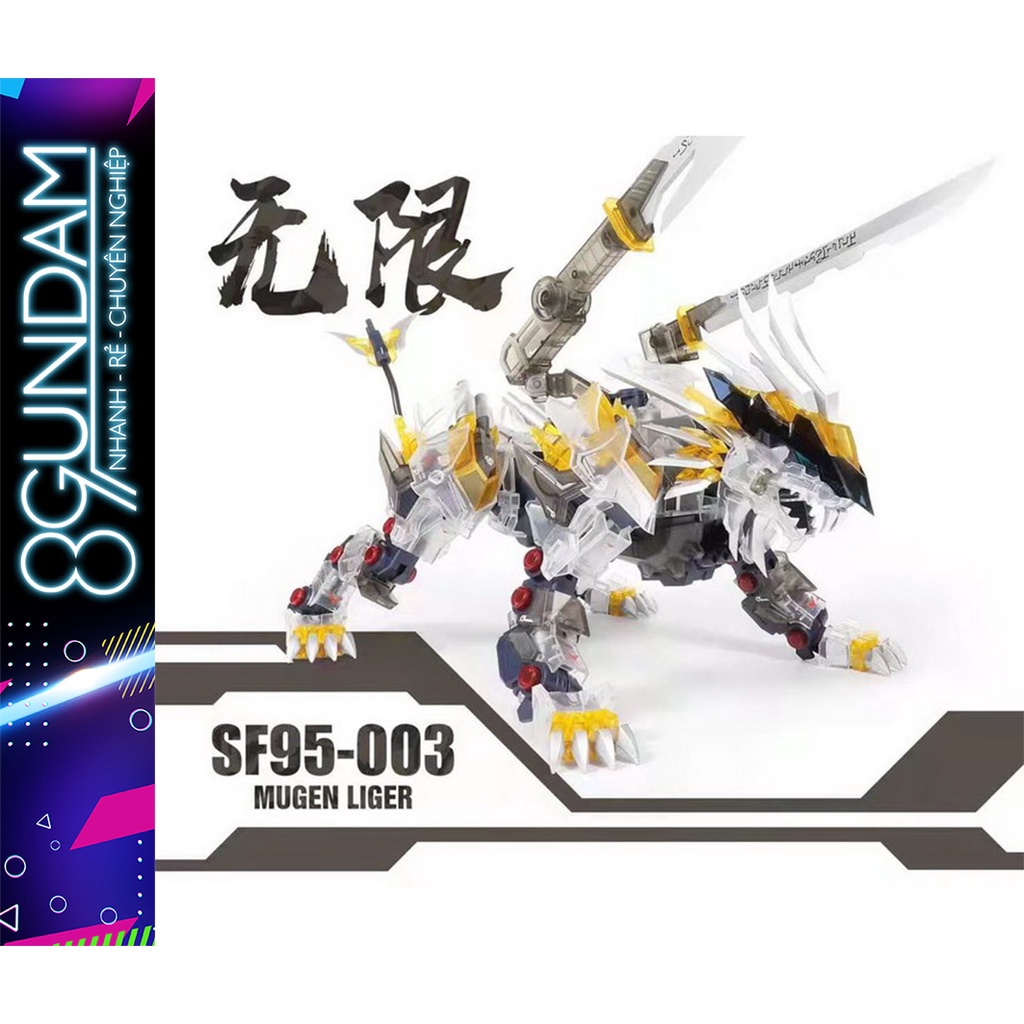 Mô Hình Lắp Ráp ZOIDS ZA 1/72 Mugen Liger Clear Armor set + Normal ...