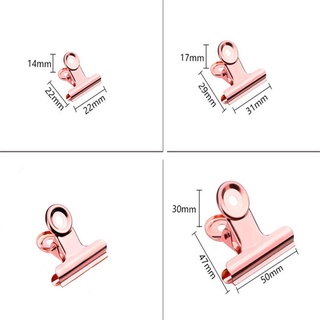DAMAO 6 Kẹp Kim Loại Tròn 50mm 31mm 22mm Nhiều Màu Chất Lượng Cao Đánh Dấu Trang Kẹp Ảnh Trường Học Đồ Dùng Văn Phòng Văn Phòng Phẩm Sinh Viên Chất Kết Dính Kẹp