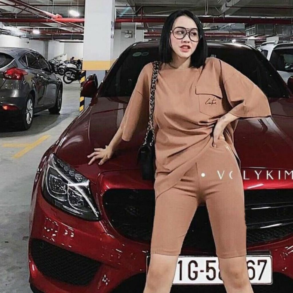Đồ Bộ Nữ Bigsize 43-85kg Chất Thun Cotton Quần Lửng Ngố Mặc Nhà, Đi Chơi, Ngủ, Thể Thao ESHOP AD08