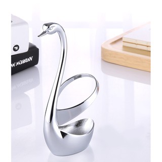 Con THIÊN NGA Đựng Thìa Nĩa Phụ kiện Bàn Ăn Màu Vàng Bạc Có Nĩa Inox 304 Hợp Kim Bóng ĐẸP