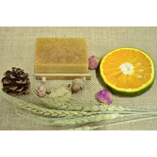 Xà Bông Cam Organic Sáng Da Ngừa Mụn, Viêm Da An Toàn  100%  Hiệu Quả Từ Thiên Nhiên 100gram