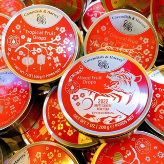 Kẹo trái cây Cavendish & Harvey hộp thiếc limited