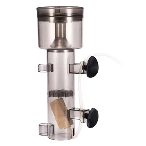 Máy hớt bọt protein skimmer treo bên trong bể san hô cá biển mini 600L/H Mini động cơ ống đá không khí gỗ