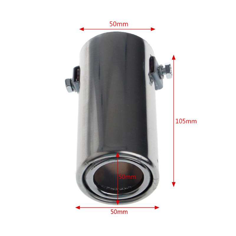 Ốp Bảo Vệ Ống Xả Khí Thải Giảm Thanh Bằng Inox Chuyên Dụng Cho Xe Hơi lidu11