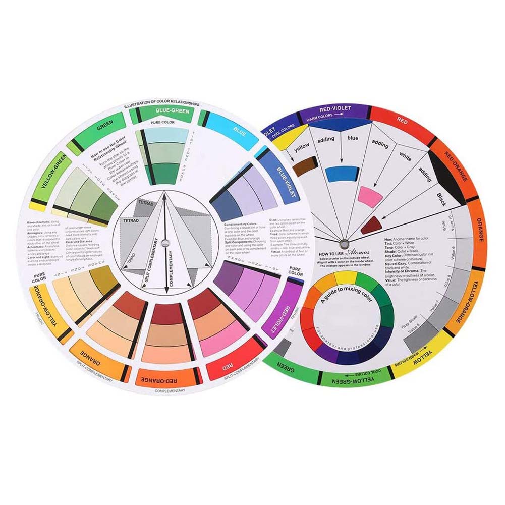 Color Matching Color Wheel Color Card 23cm | Shopee Việt Nam