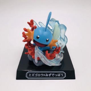 Pokemon Pocket Monsters GK Tượng Mudkip Chikorita Treecko Mimikyu PVC Nhân Vật Hành Động