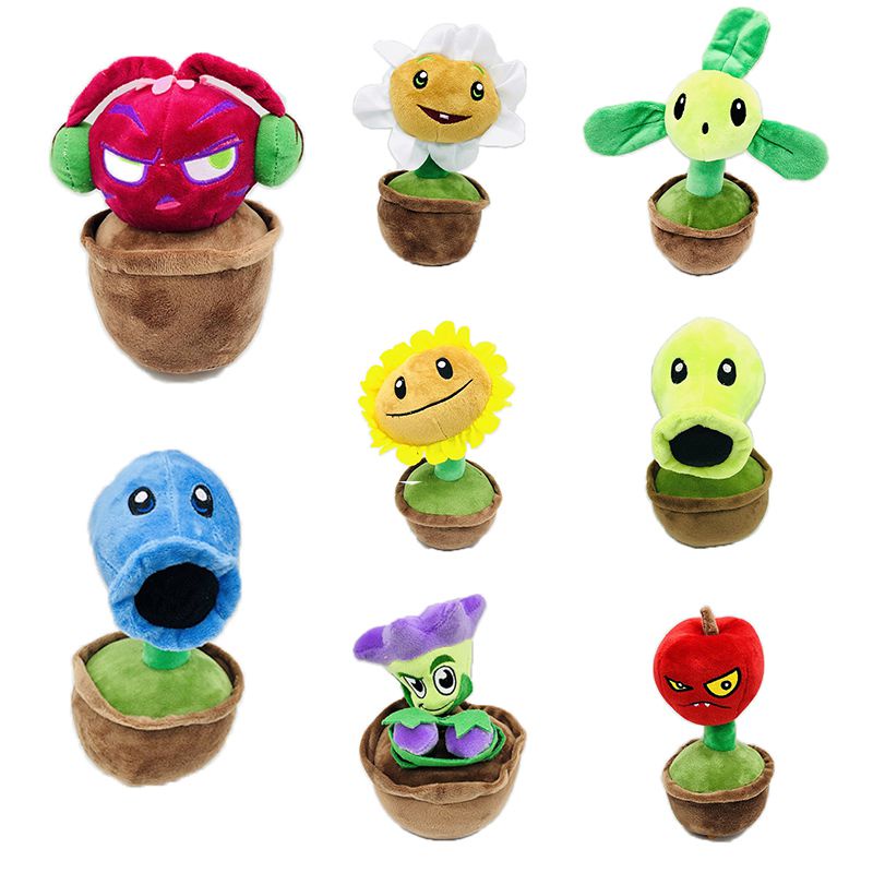 Cây búp bê hoa bền bỉ và mềm mại Plushie Vs Zombies