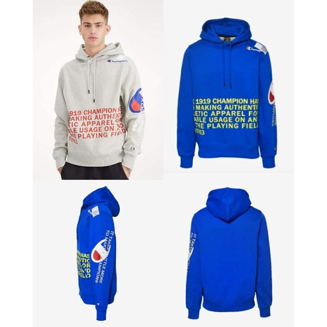 Champion super fleece behind the best sale label hoodie