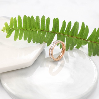 Nhẫn nam nữ LAMY Eternity Ring Rose Gold 8022