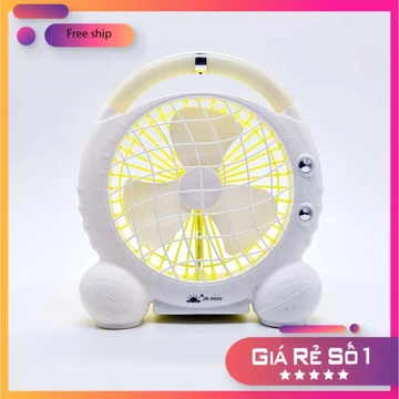 Quạt Mini Tích Điện Cầm Tay Có Đế Để Bàn Tích Điện Cực Lâu - Quạt Tích Điện Siêu Tiện Lợi
