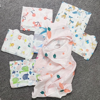 Chăn ủ kén xô lụa có mũ cho bé sơ sinh kích thước 90x100 cm