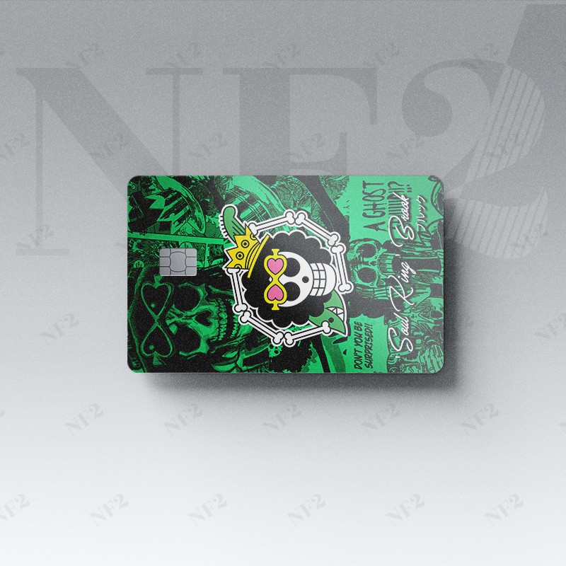 Miếng Dán Trang Trí LOGO ONEPIECE - Decal Sticker Thẻ ATM (Thẻ Chung Cư, Thẻ Xe, Debit, Credit) NF2