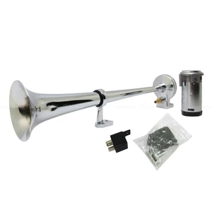 Kèn Hơi Xi 1 Loa KPLUS K101-A 24V (Rơ Le Và Mô Tơ)