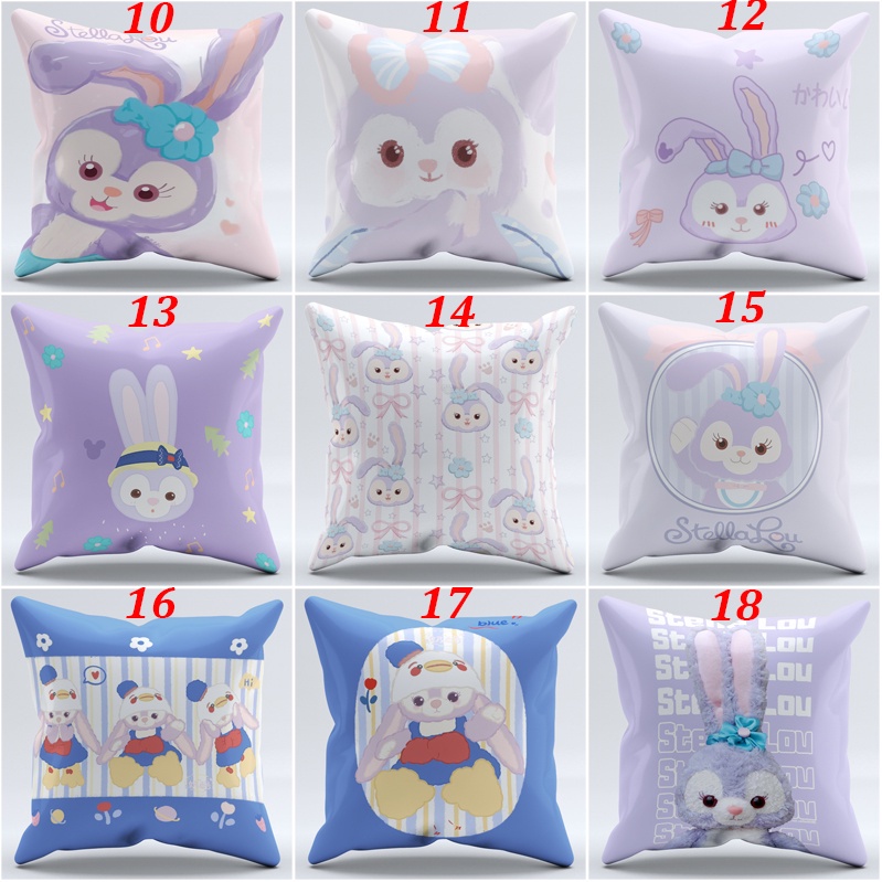Vỏ Gối Vuông Họa Tiết Hoạt Hình Stella Lou Đáng Yêu Trang Trí Nội Thất