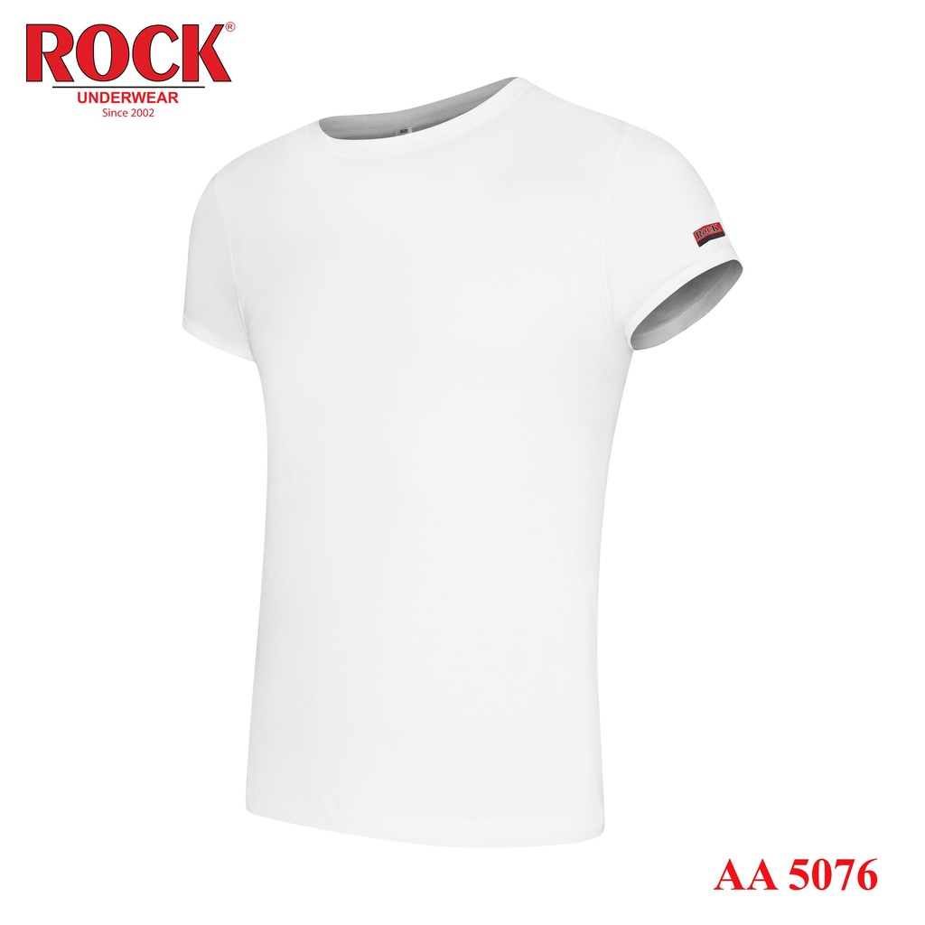 Combo 5 áo thun cotton ROCK 5076 thấm hút tốt, bo ngực, mạnh mẽ, cá tính mặc nhà, mặc lót, tập gym