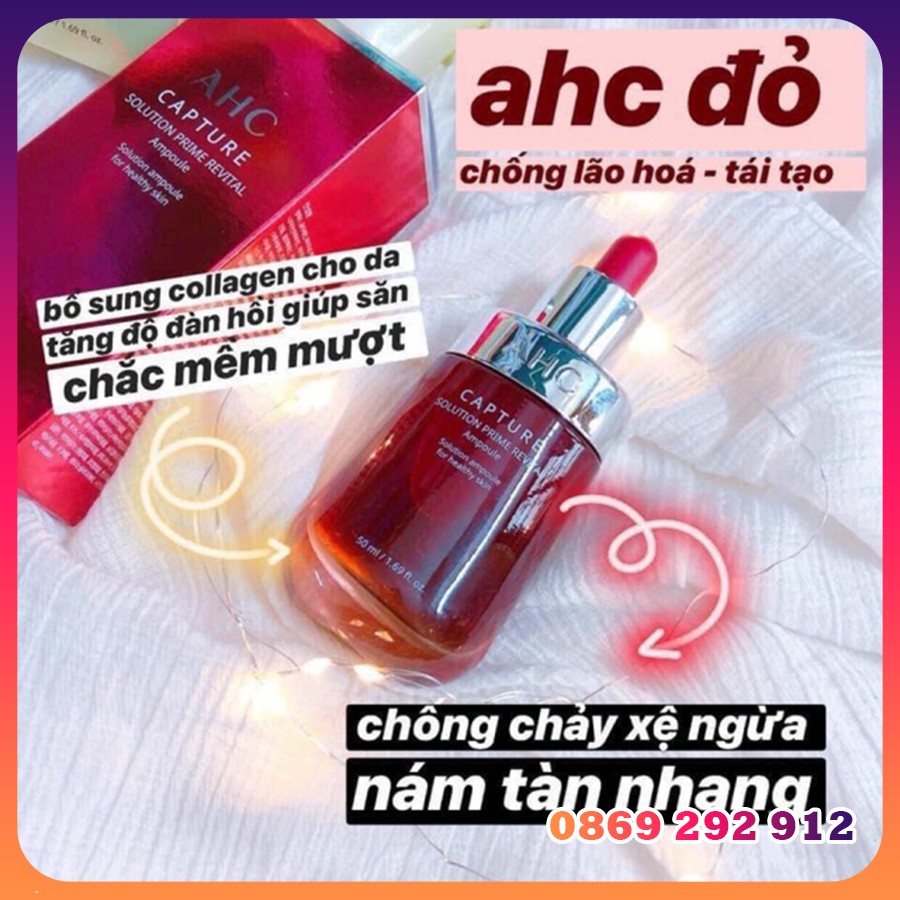 SERUM AHC CAPTURE (Xanh, vàng nhạt, đỏ) | Shopee Việt Nam