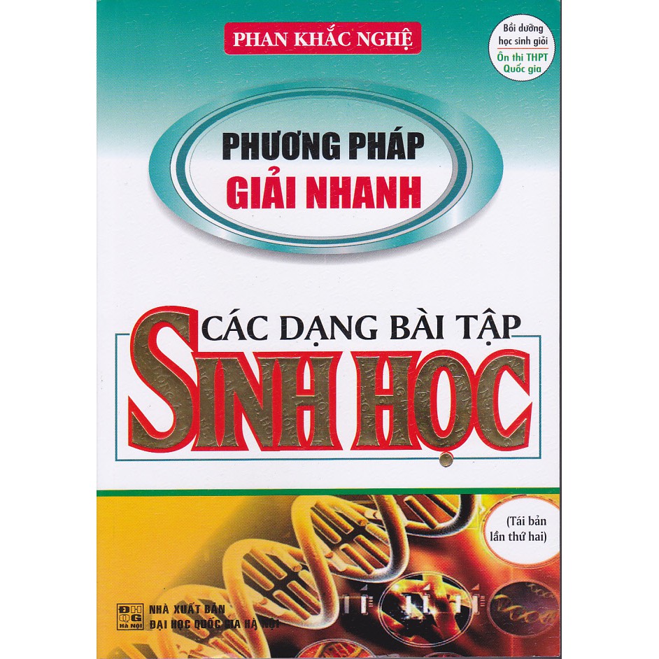 Ảnh Sách - Phương pháp giải nhanh các dạng bài tập Sinh học 1