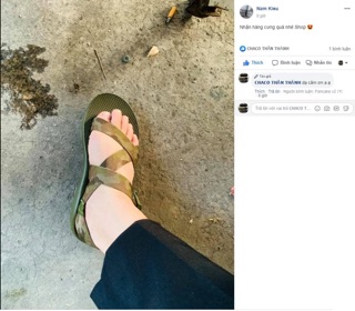 Dép Sandal Chaco Nam Đế Thơm Rằn Ri Mã D101